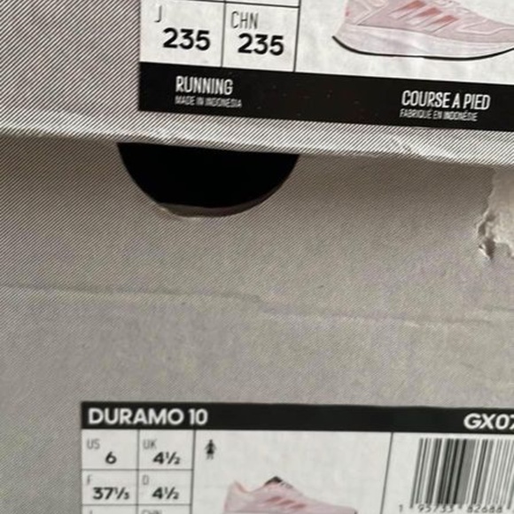 BRAND NEW women adidas duramo pink running shoes size US 6 & US 6.5 (no lid box) - Picture 5 of 7